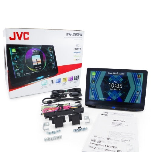 JVC KW-Z1000W 10.1" DMR | Wireless Carplay
