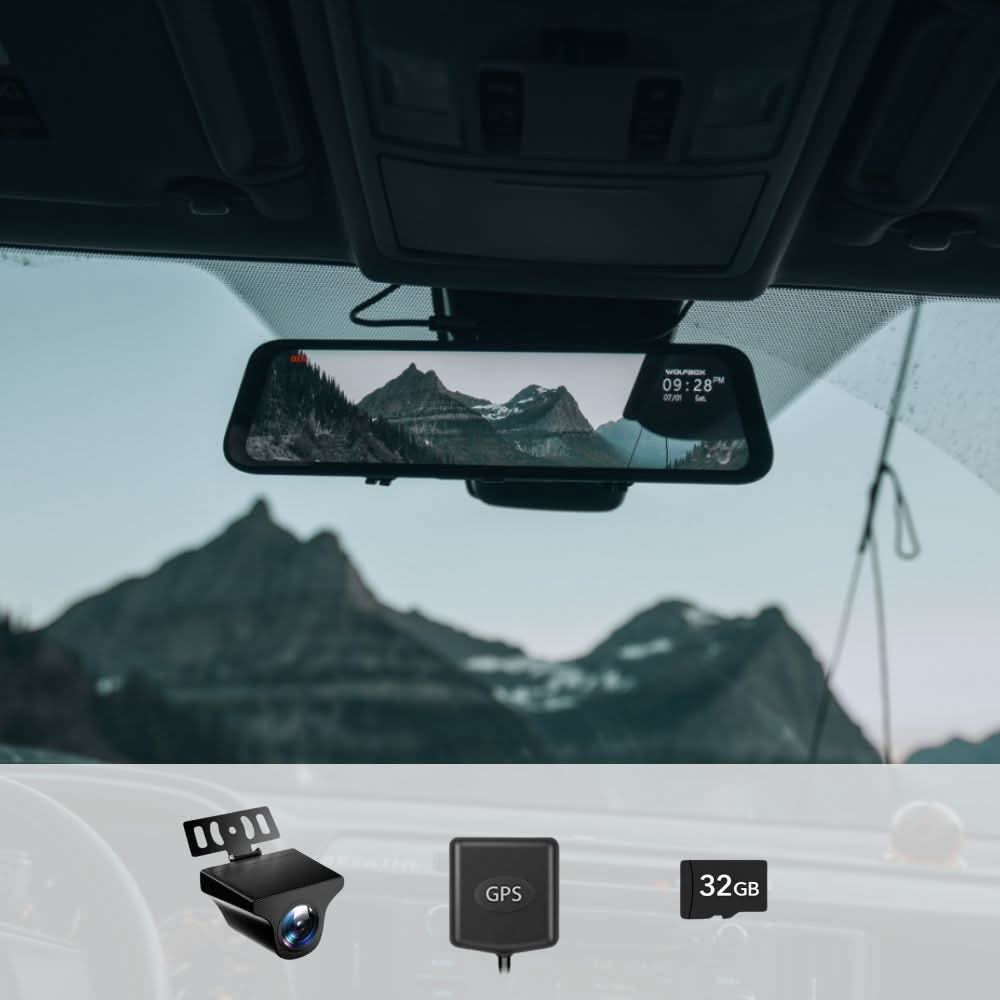Wolfbox 840H Mirror Dashcam