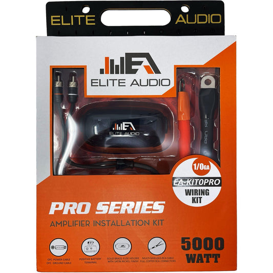 Elite Audio KIT0PRO 0Ga OFC Amplifier Kit