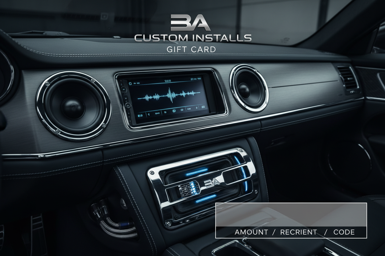 BA Custom Installs, a car audio store